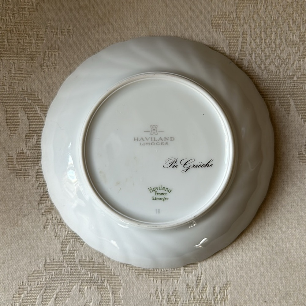 Haviland Limoges France Pie Grieche bird plate - Picture 2 of 6